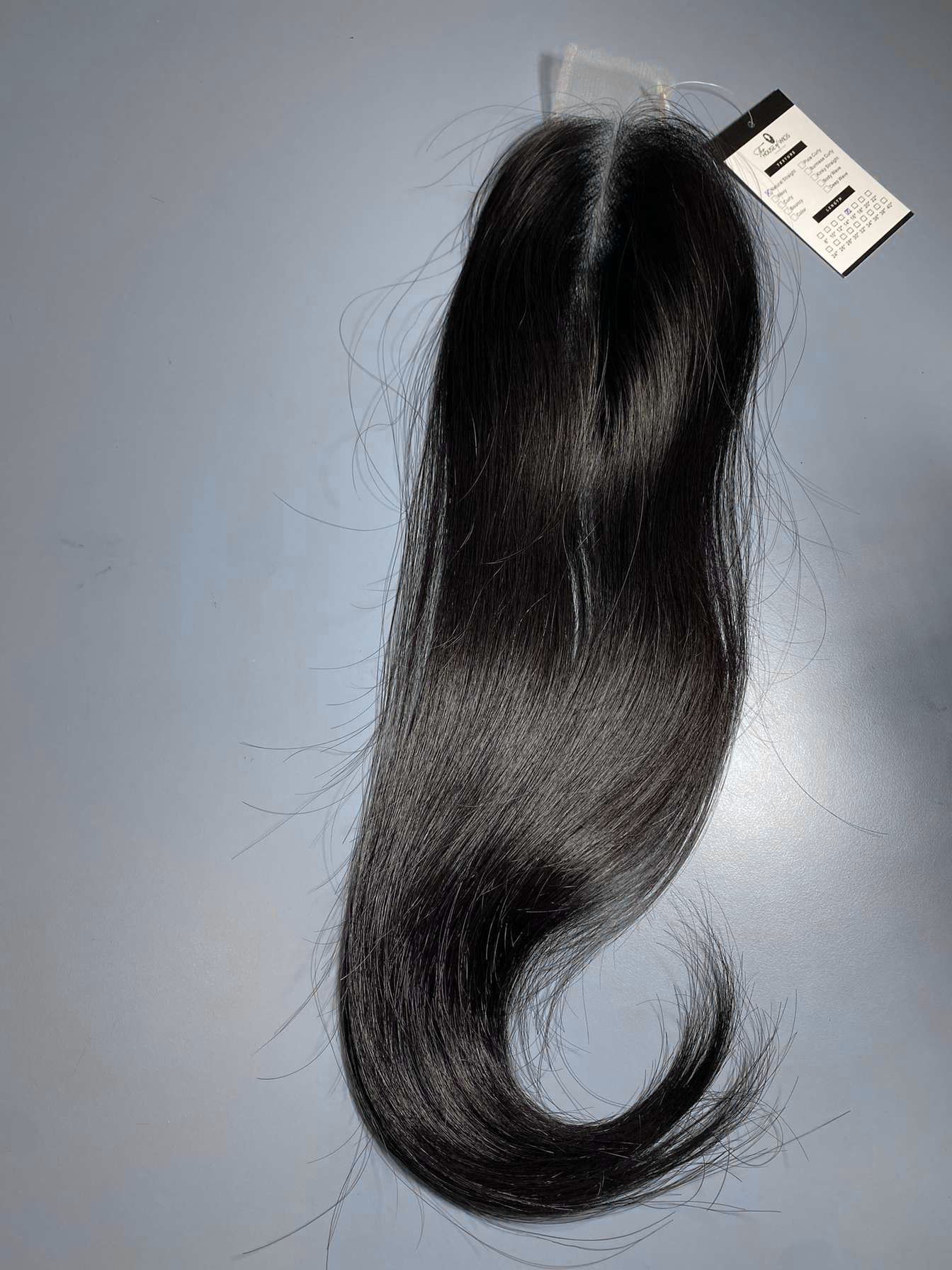 2x6 Closure HD Bone Straight Virgin