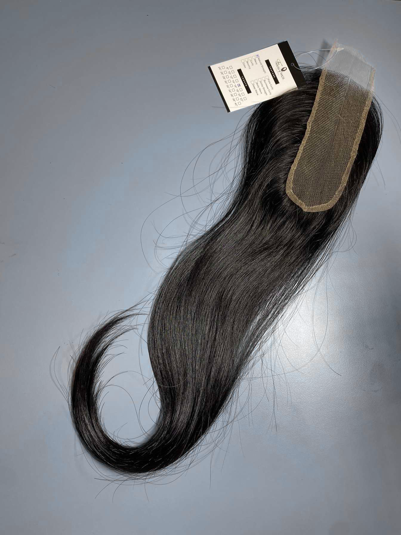 2x6 Closure HD Bone Straight Virgin